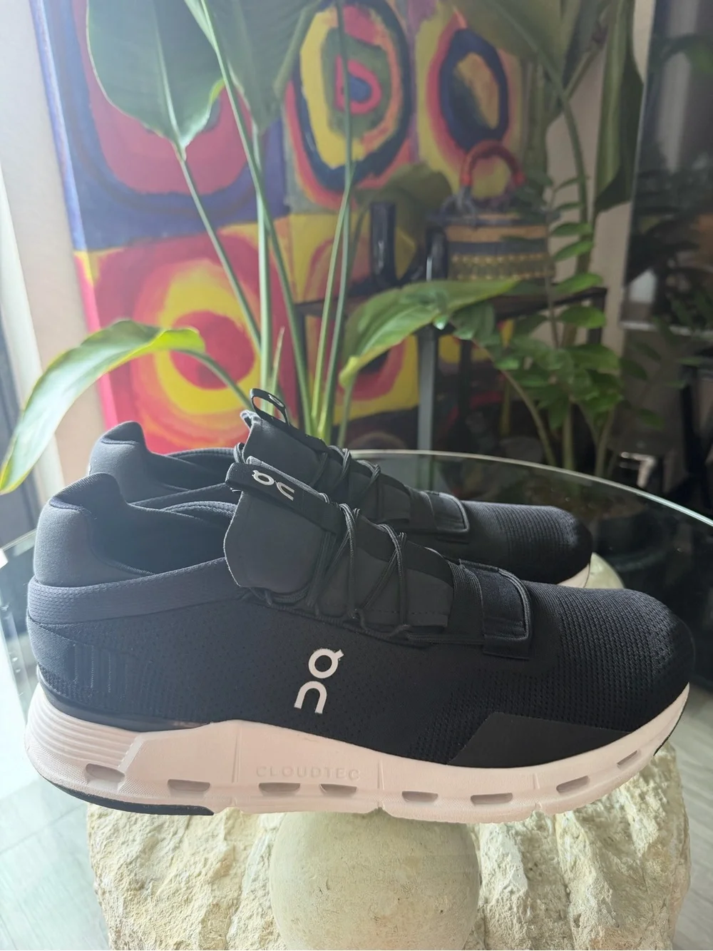On Running Cloudnova Black White Men’s Sneakers US 12.5 EU 47.5 CloudTec